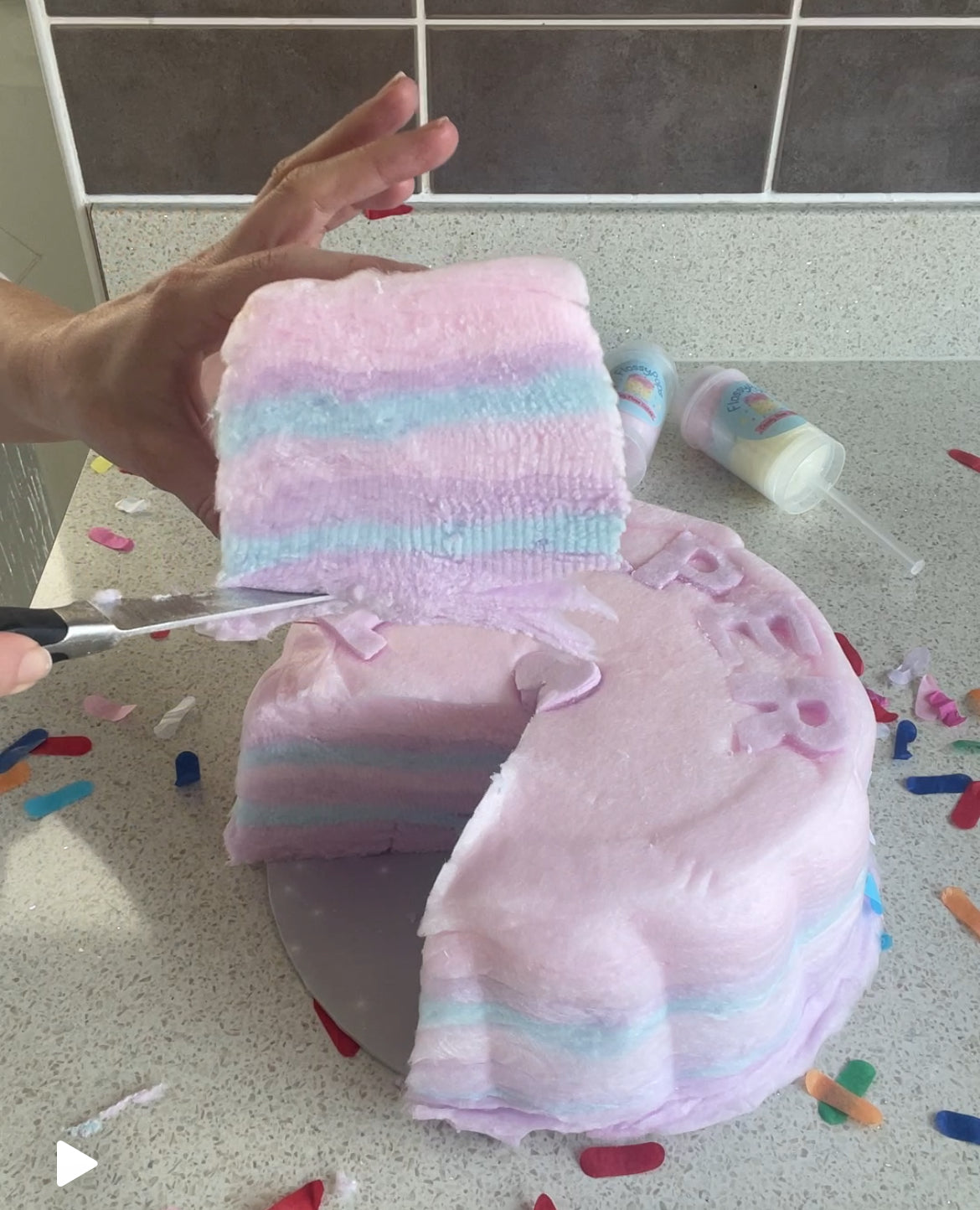 Candy Floss Cake - Pre-order only